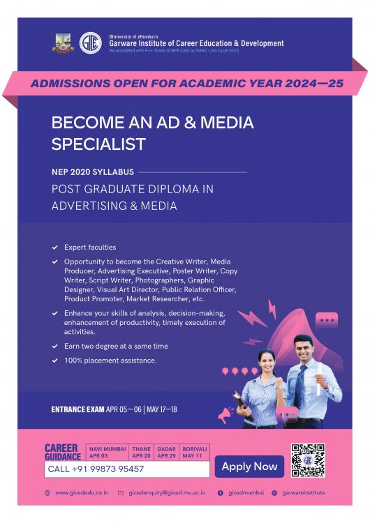 Post Graduate Diploma In Advertising & Media (PGDAM) Ordinance No. 5917